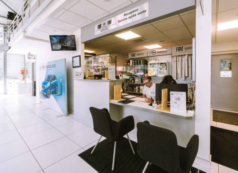 Réception/service après vente